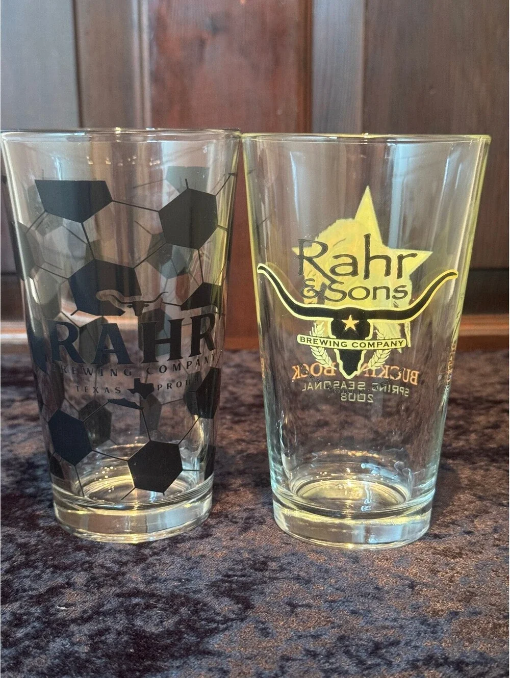 Set of 2 Rahr & Sons Brewing Company Pint Glasses